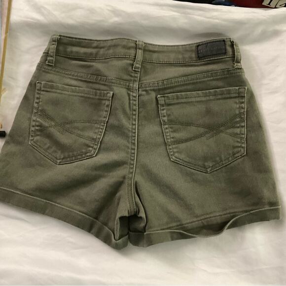 Aeropostale MIDI Army Green Short 4 Cabincore Fisherman Gorpcore Boho Normcore - Picture 3 of 10